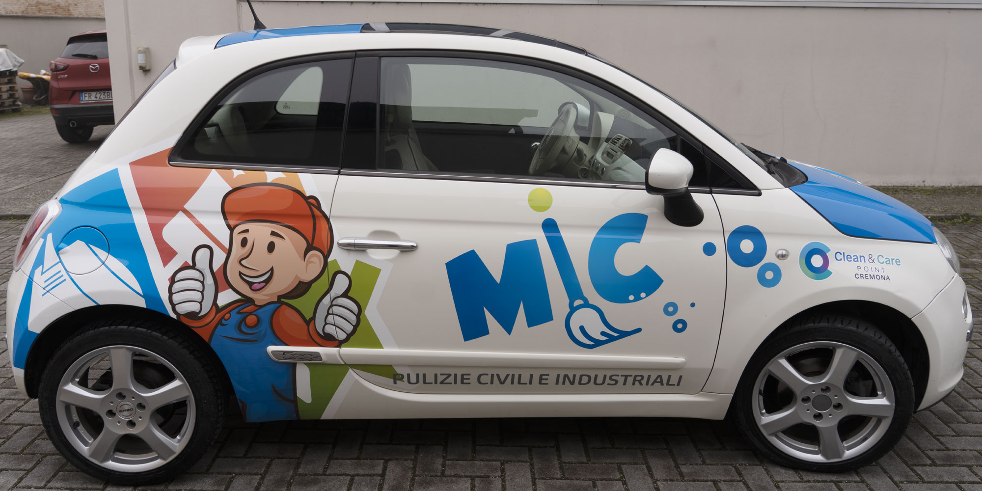 car wrapping mic