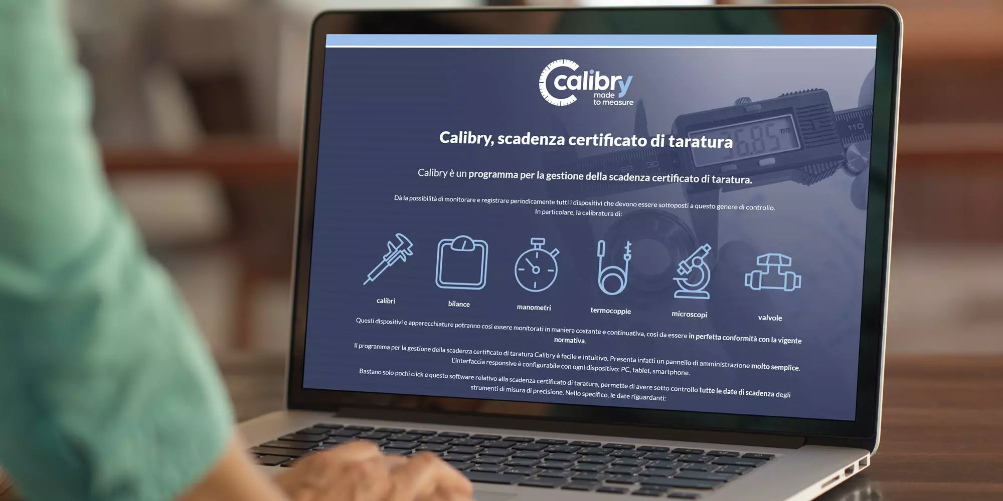 Calibry.net Landing pages